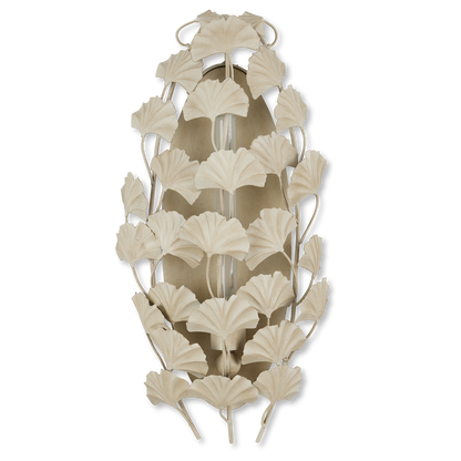 Currey & Co. Maidenhair Ivory Wall Sconce 5000-0230