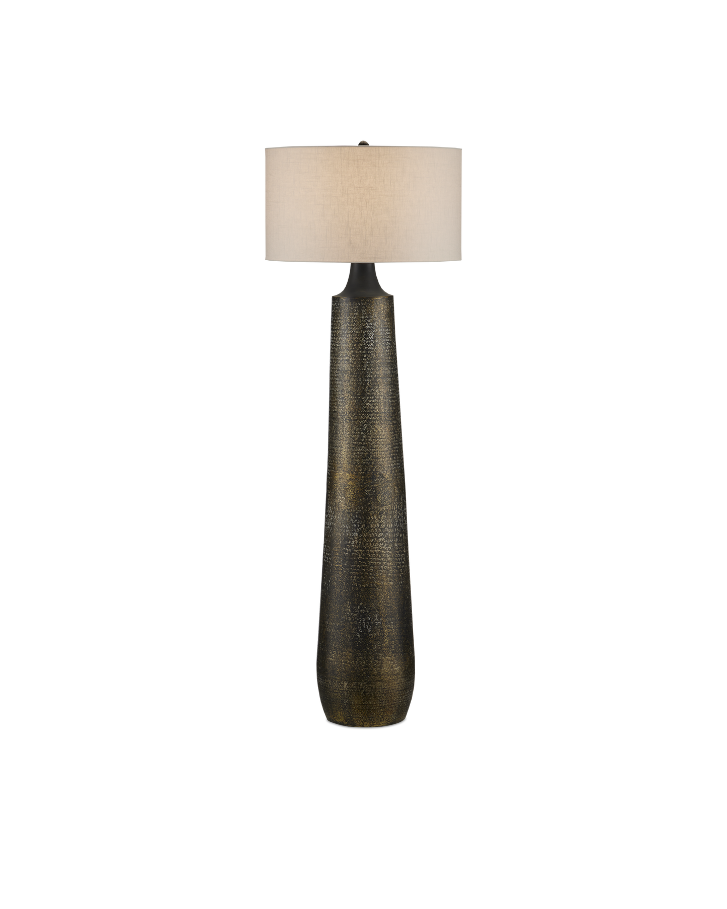 Currey & Co. Brigadier Black Floor Lamp 8000-0136