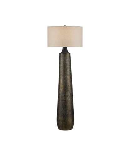 Currey & Co. Brigadier Black Floor Lamp 8000-0136