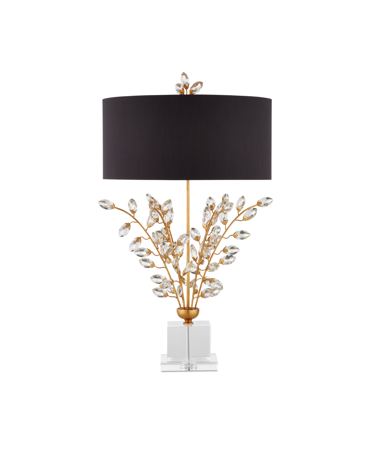 Currey & Co. Forget-Me-Not Gold Table Lamp 6983