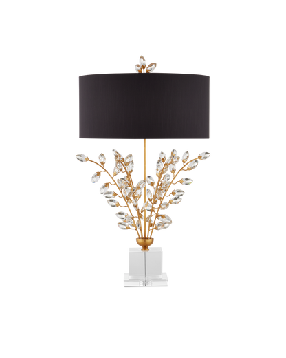 Currey & Co. Forget-Me-Not Gold Table Lamp 6983