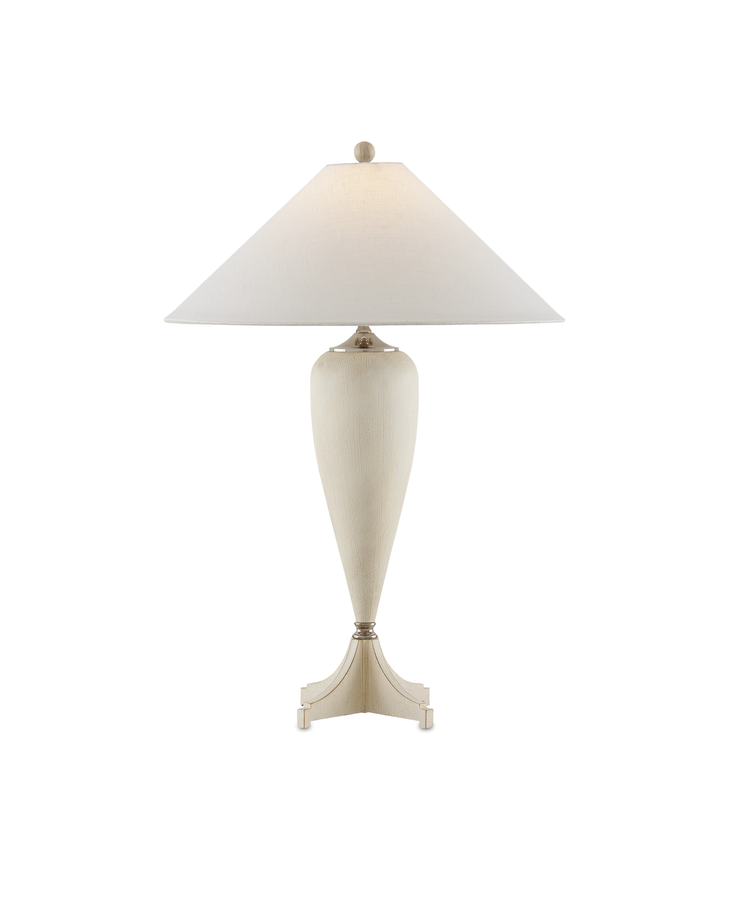 Currey & Co. Hastings Whitewash Table Lamp 6000-0792