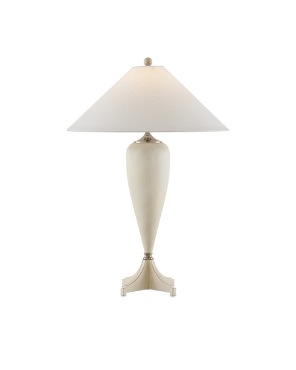 Currey & Co. Hastings Whitewash Table Lamp 6000-0792