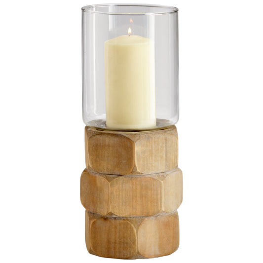 Cyan Design Hex Nut Candleholder in Natural Wood - Medium 04740