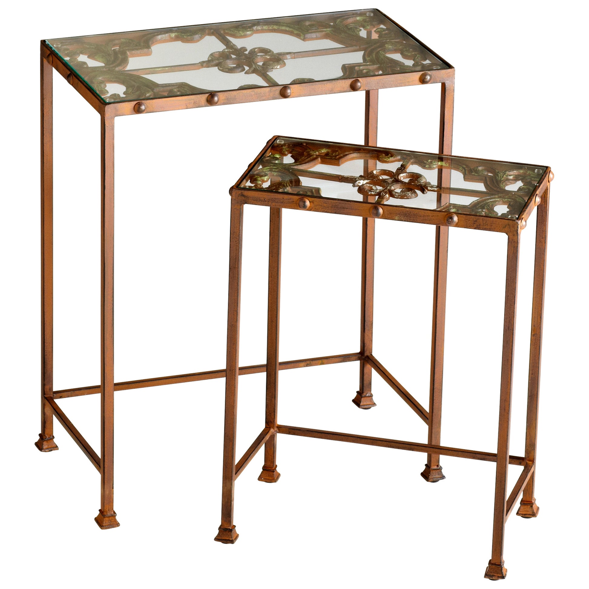 Cyan Design Gunnison Nesting Tables in Rust 04887