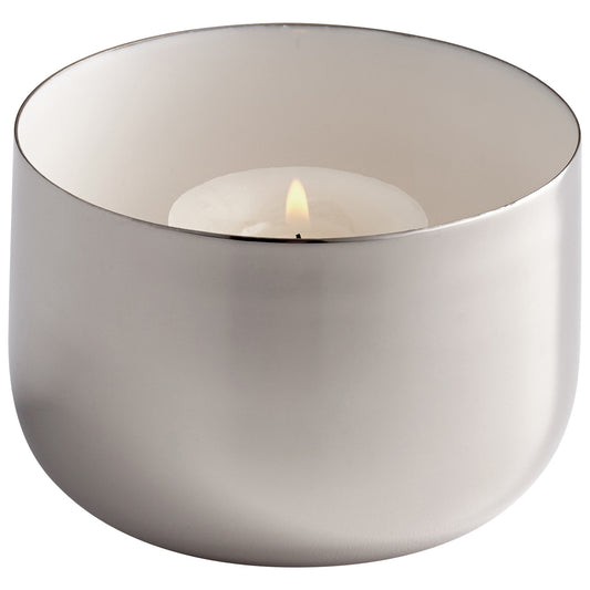 Cyan Design Cup O' Candle in Nickel 08101