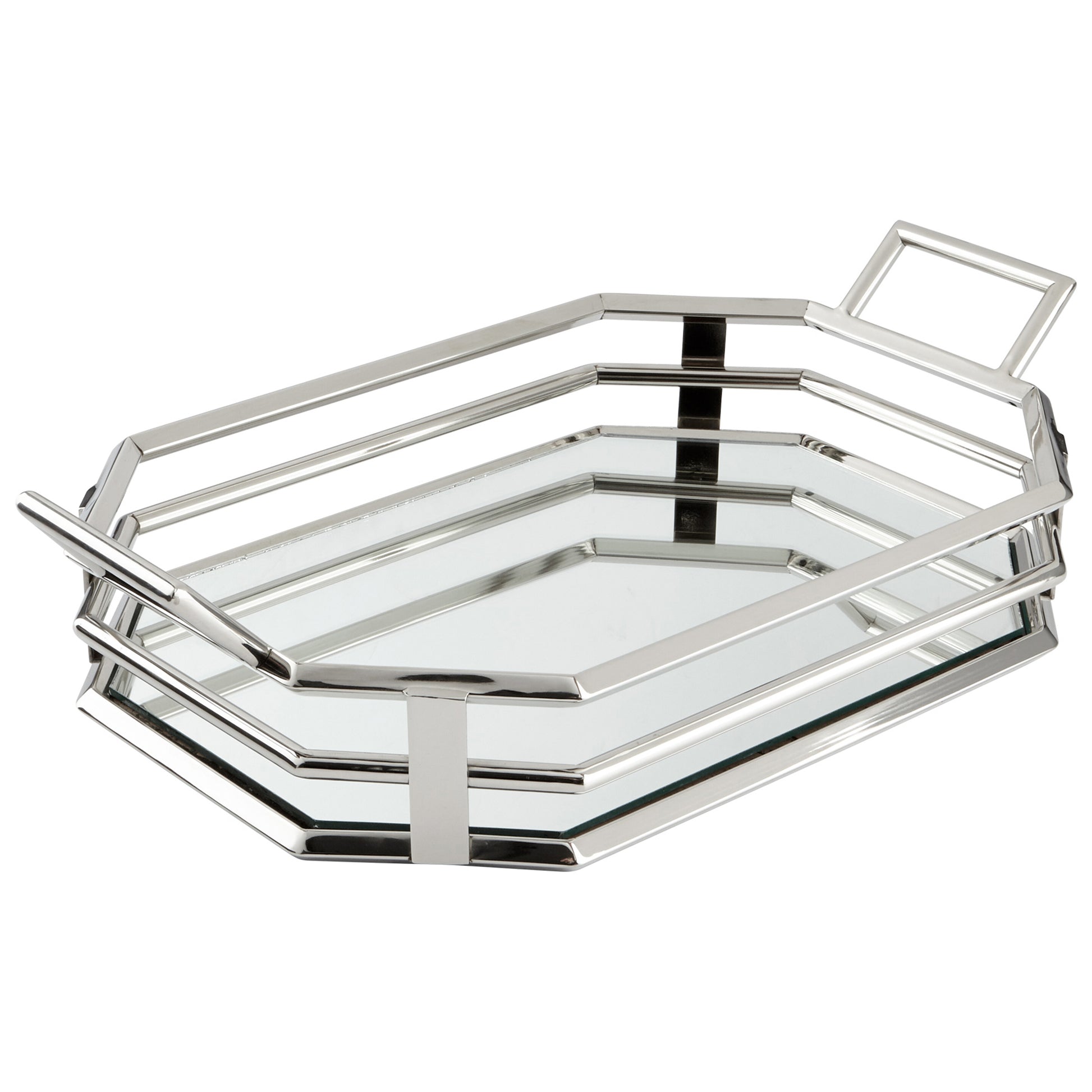 Cyan Design Layers of Meaning Tray in Stainless Steel 08265