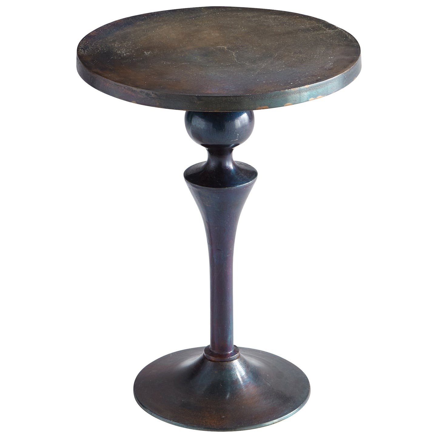 Cyan Design Gully Side Table in Bronze And Blue - Small 08297