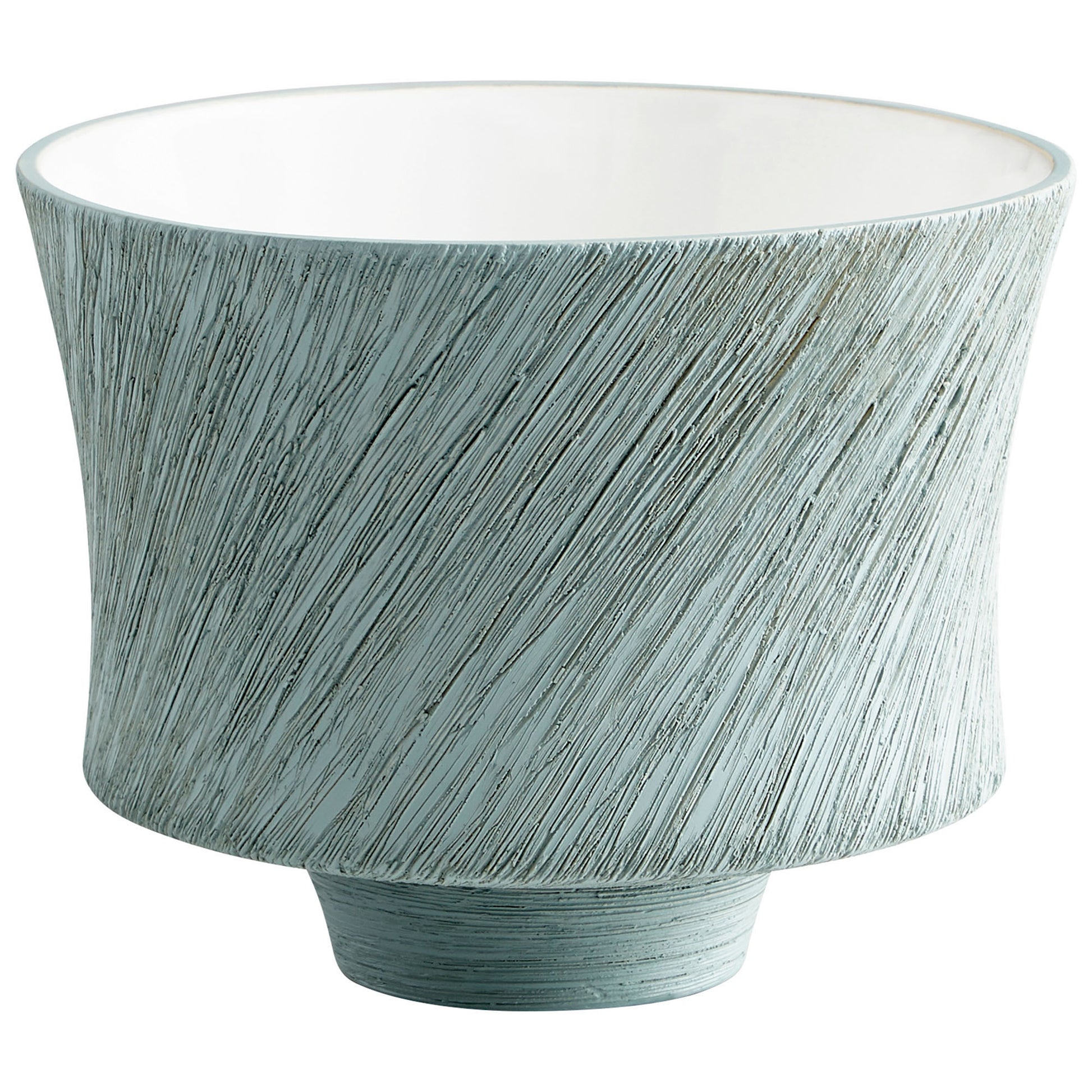 Cyan Design Selena Slab Planter in Oyster Blue - Small 08736