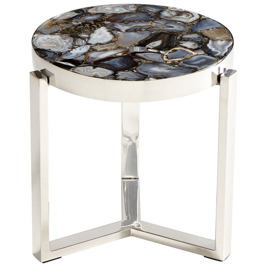 Cyan Design Geodance Side Table in Nickel 08985