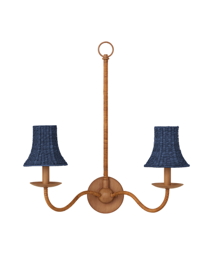 Currey & Co. Bell Indigo Chandelier Shade 0900-0041