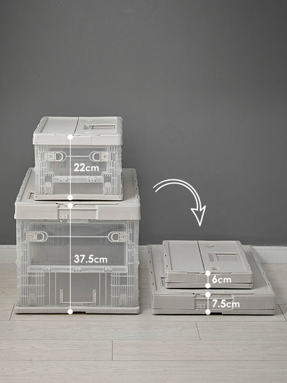 Foldable Storage Box Car Transparent Organizer