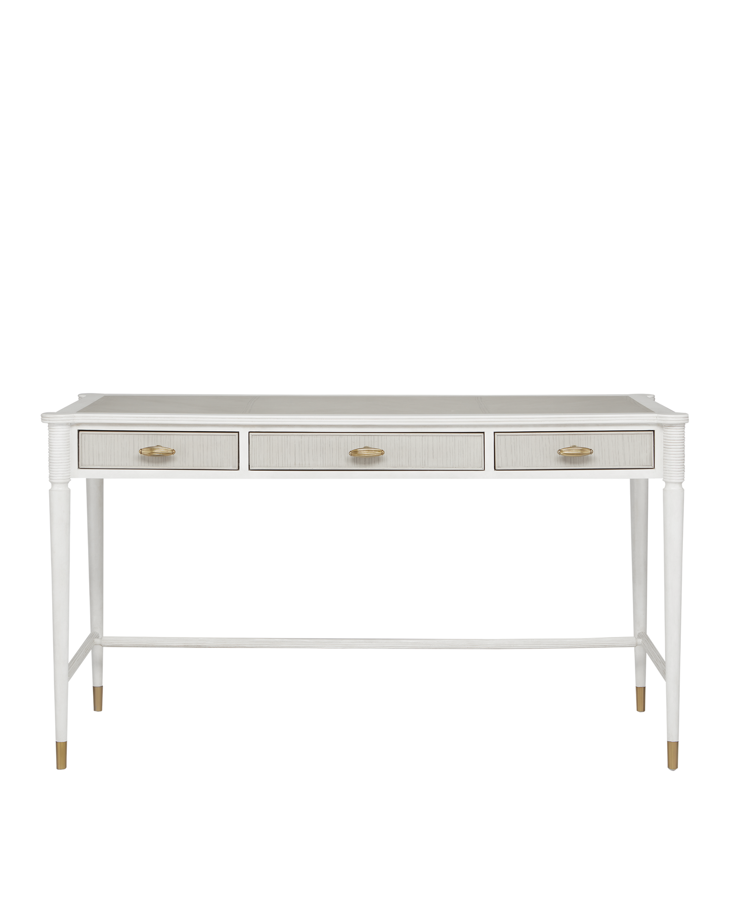 Currey & Co. Aster White Desk 3000-0190