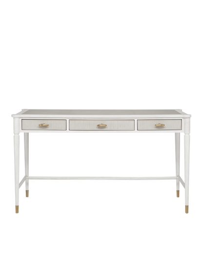 Currey & Co. Aster White Desk 3000-0190