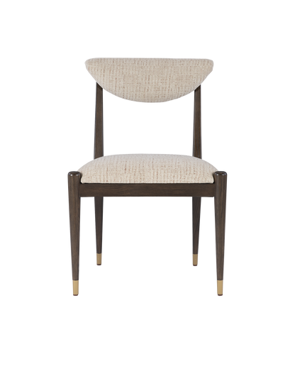 Currey & Co. Arlan Coffee Side Chair, Busio Desert 7000-0962