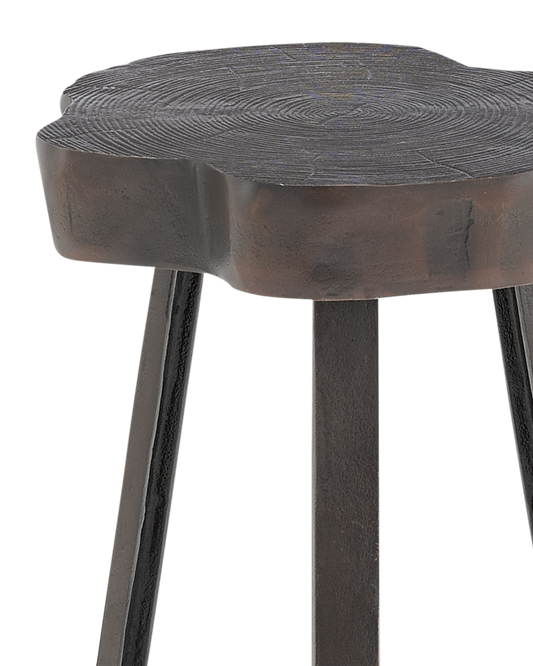 Currey & Co. Mambo Graphite Accent Table 4000-0085