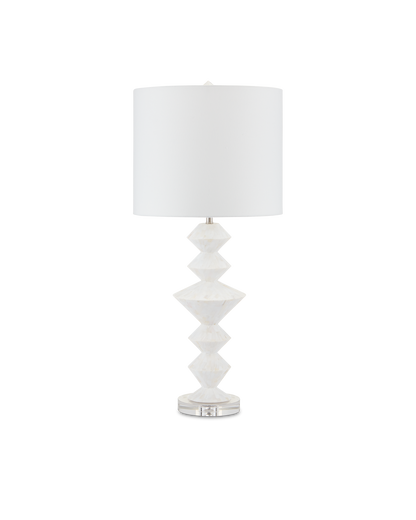 Currey & Co. Sheba White Table Lamp 6000-0688