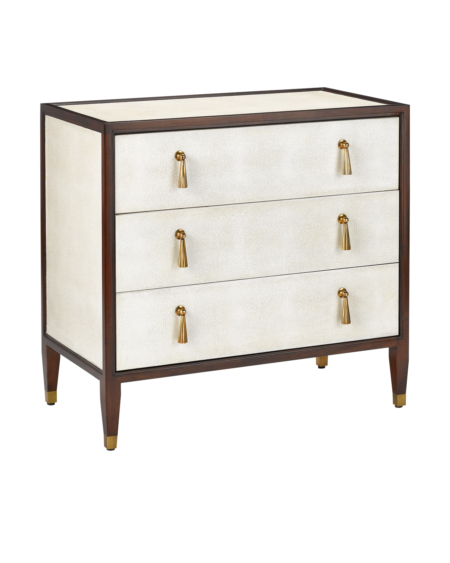 Currey & Co. Evie Shagreen Chest 3000-0141