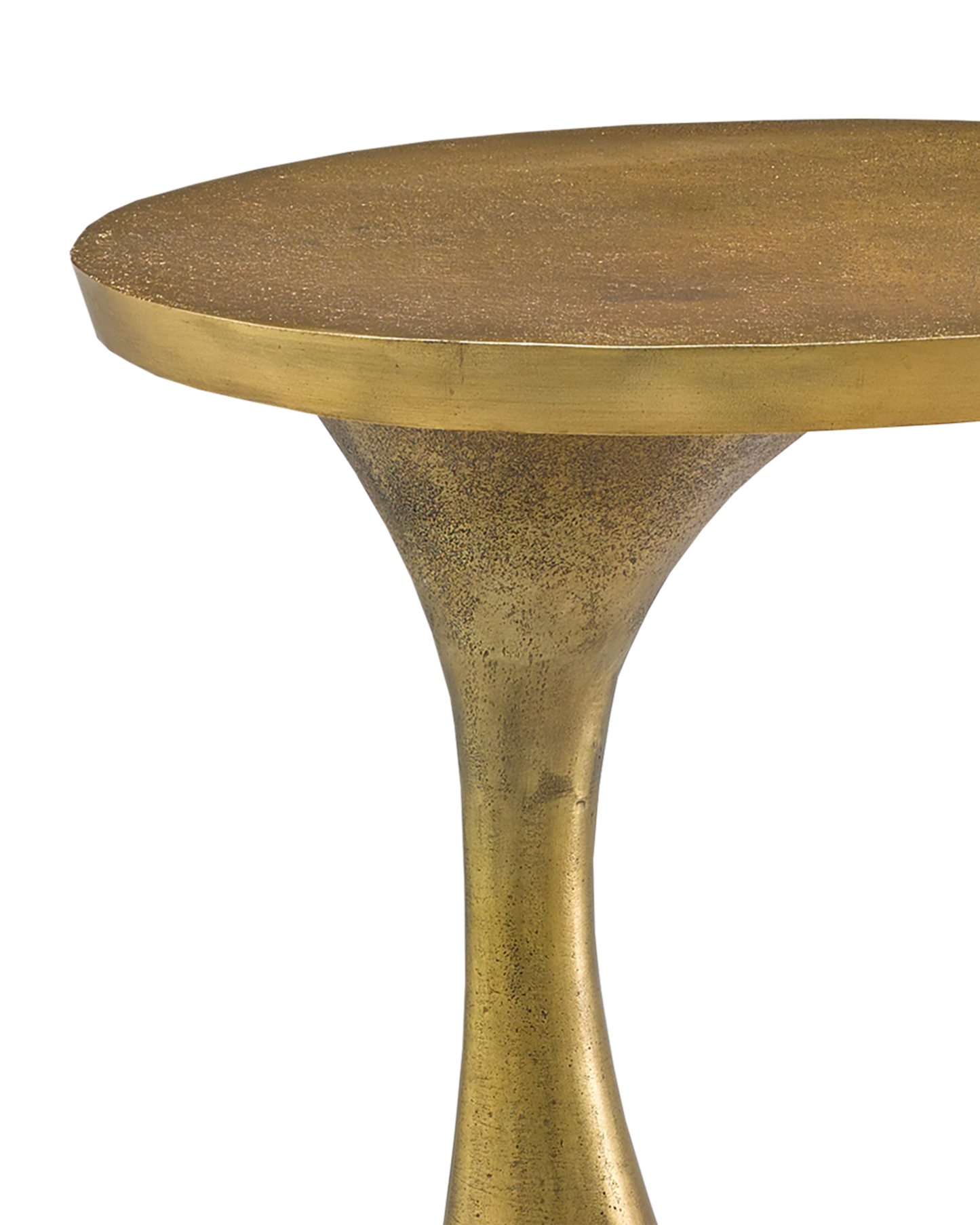 Currey & Co. Ishaan Brass Accent Table 4000-0074