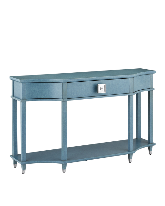 Currey & Co. Maya Blue Console Table 3000-0283