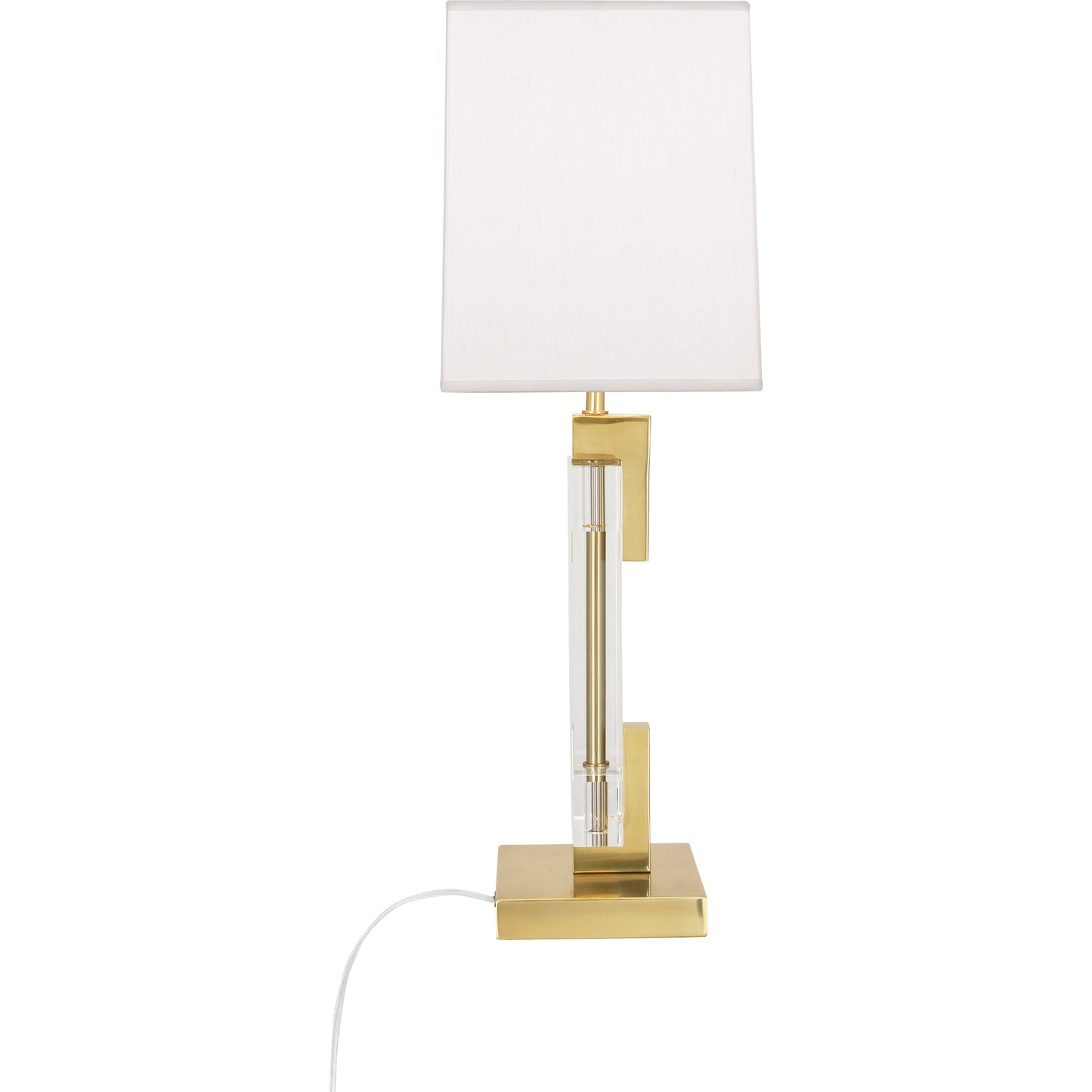 Robert Abbey  Lincoln Table Lamp in Modern Brass Finish with Crystal Accents 1011