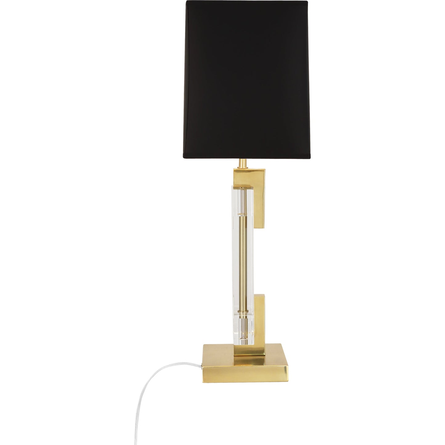 Robert Abbey  Lincoln Table Lamp in Modern Brass Finish with Crystal Accents 1011B