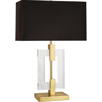 Robert Abbey  Lincoln Table Lamp in Modern Brass Finish with Crystal Accents 1011B