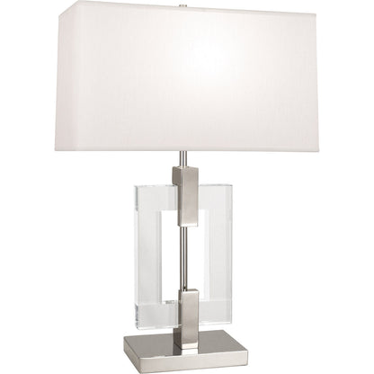 Robert Abbey  Lincoln Table Lamp in Polished Nickel Finish with Crystal Accents 1012