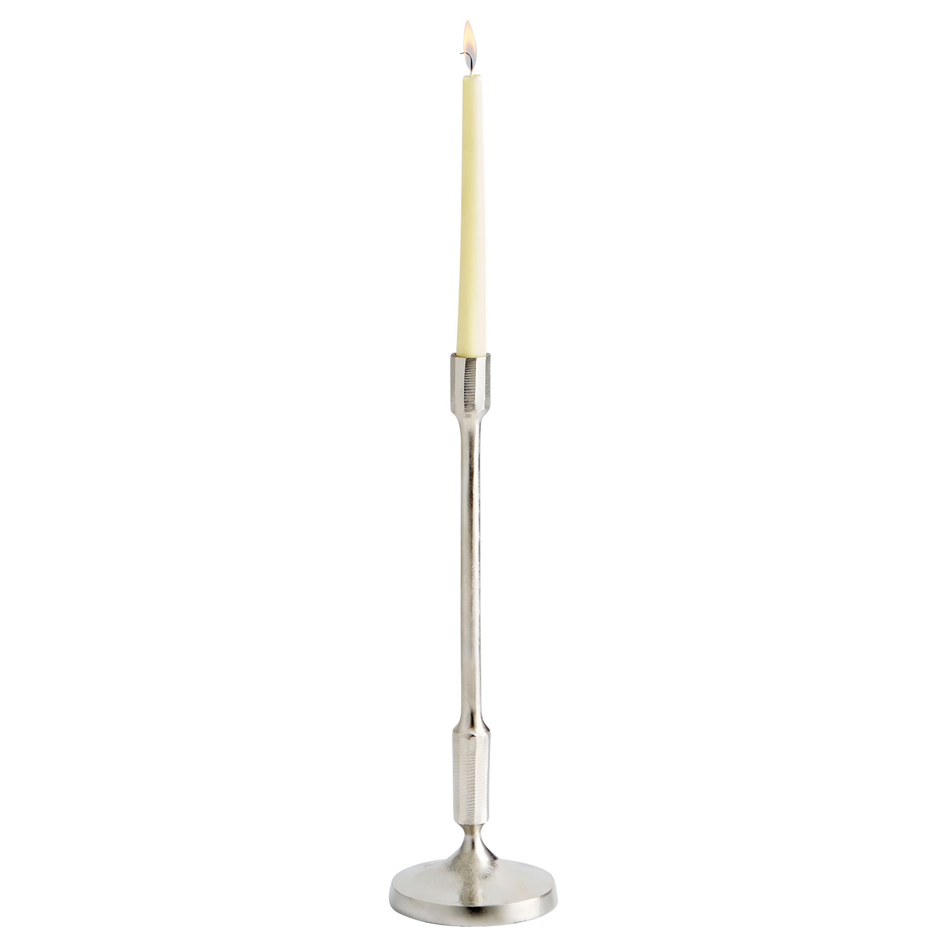 Cyan Design Cambria Candleholder in Nickel - Medium 10206