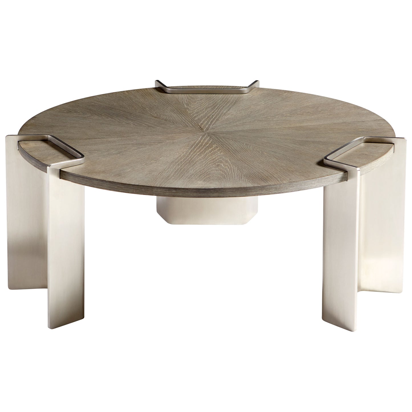 Cyan Design Arca Coffee Table in Weathered Oak And Stainless Steel 10226