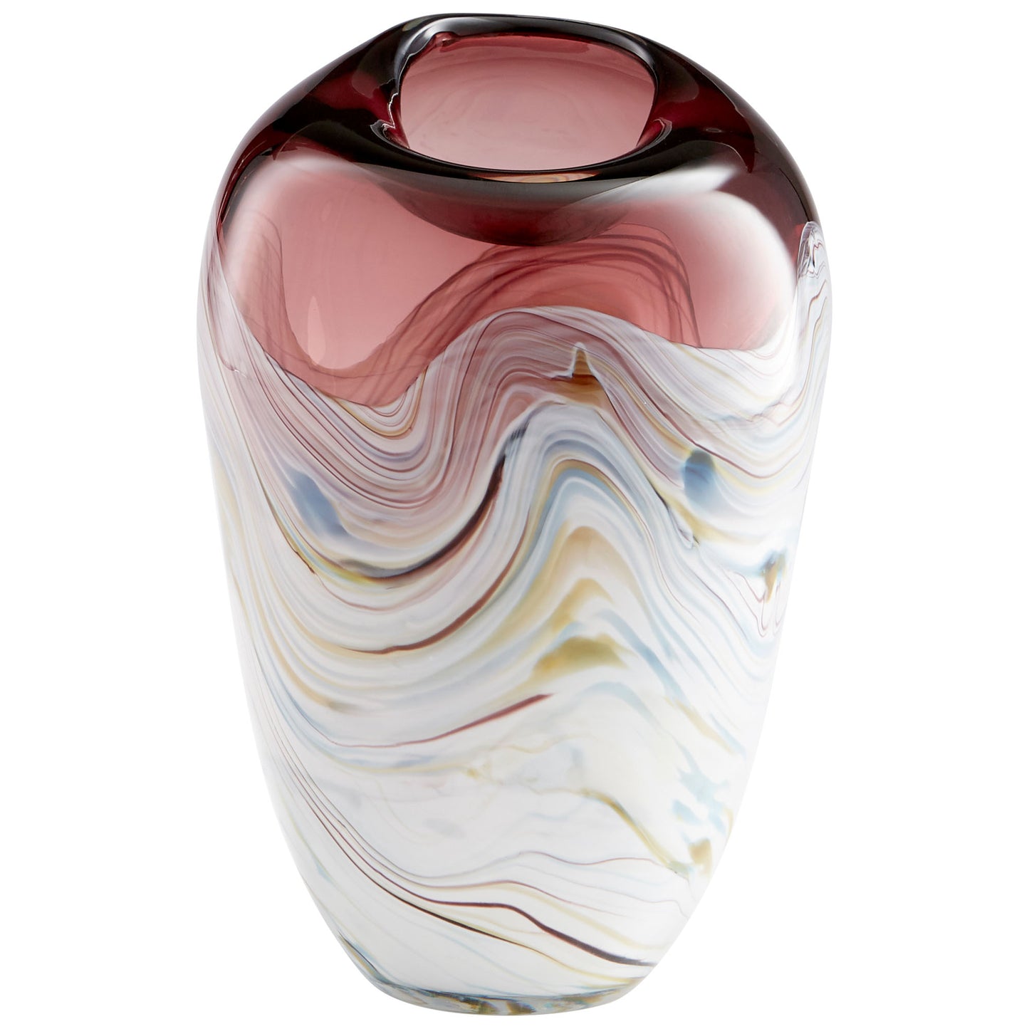 Cyan Design Sao Vase in Purple And White - Small 10297