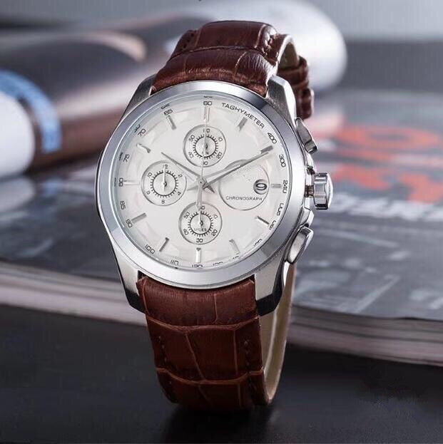 6-pin movement quartz men's watch