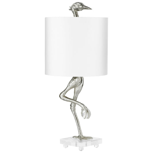 Cyan Design Ibis Table Lamp in Silver Leaf - Medium 10362