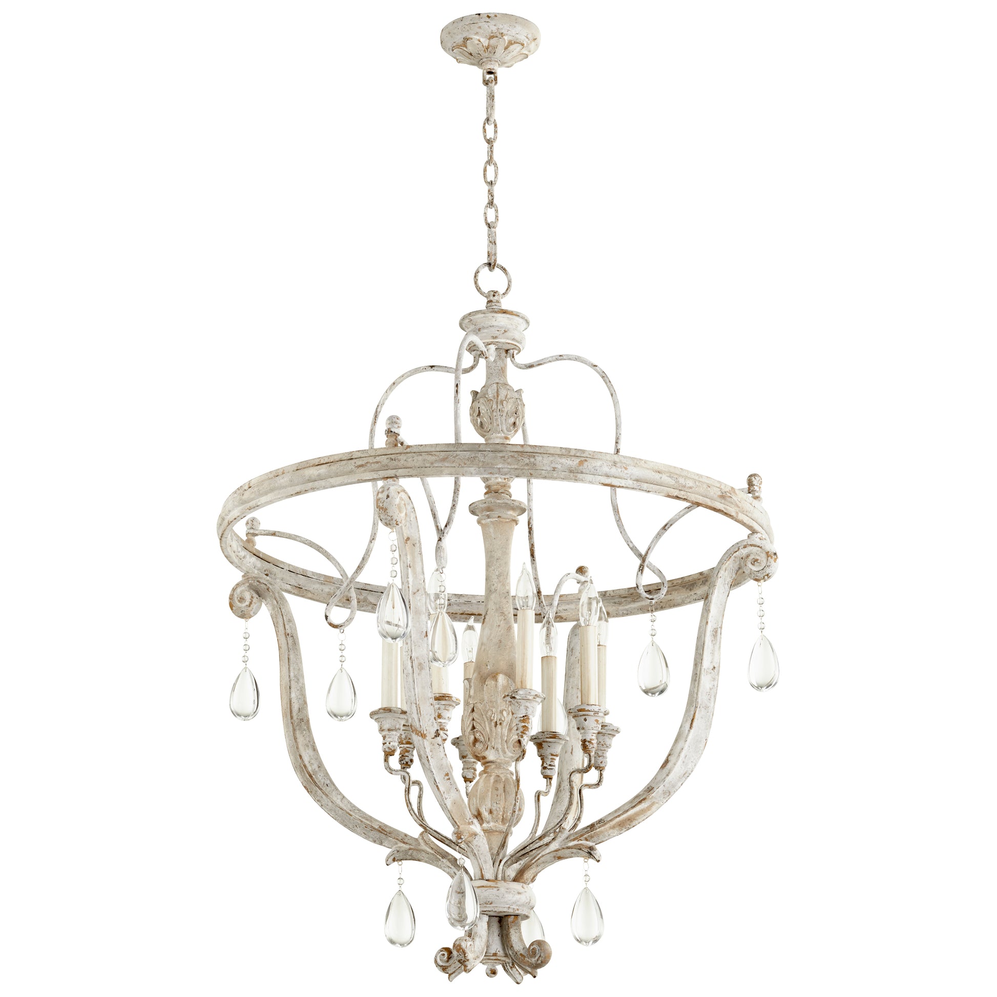 Cyan Design Bayou Chandelier in Weathered Grey 10386