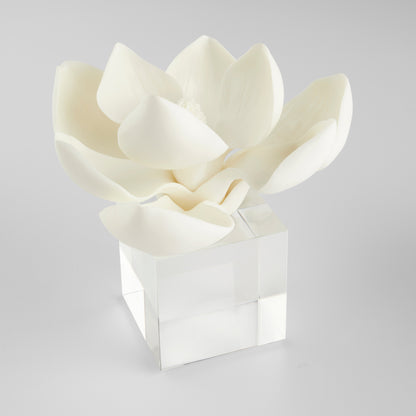 Cyan Design Oleander Sculpture in White - Small 10431