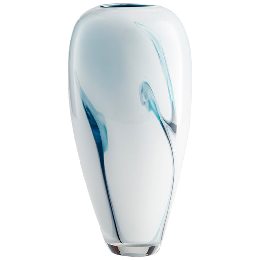 Cyan Design Deep Sky Vase in Blue And White - Large 10446