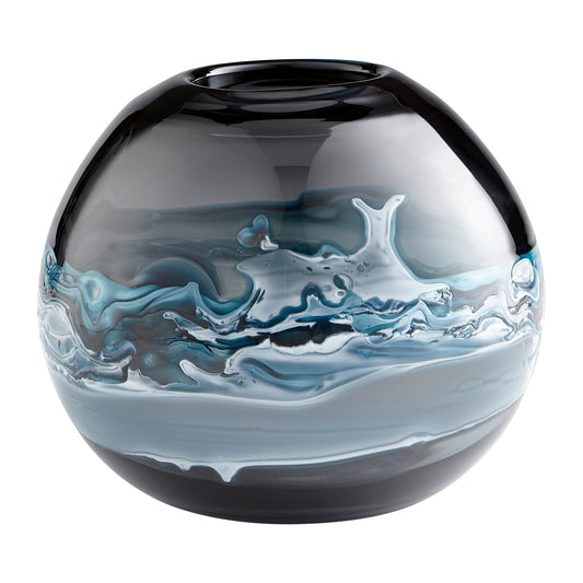 Cyan Design Mescolare Vase in Blue And White - Small 10461