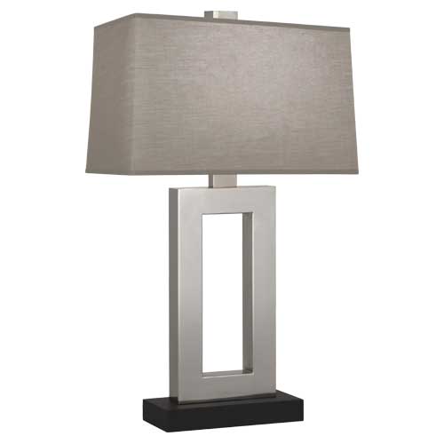 Robert Abbey  Doughnut Table Lamp in Antique Silver Finish 104G