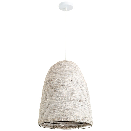 Cyan Design Dedal Pendant 1-Light in White 10510