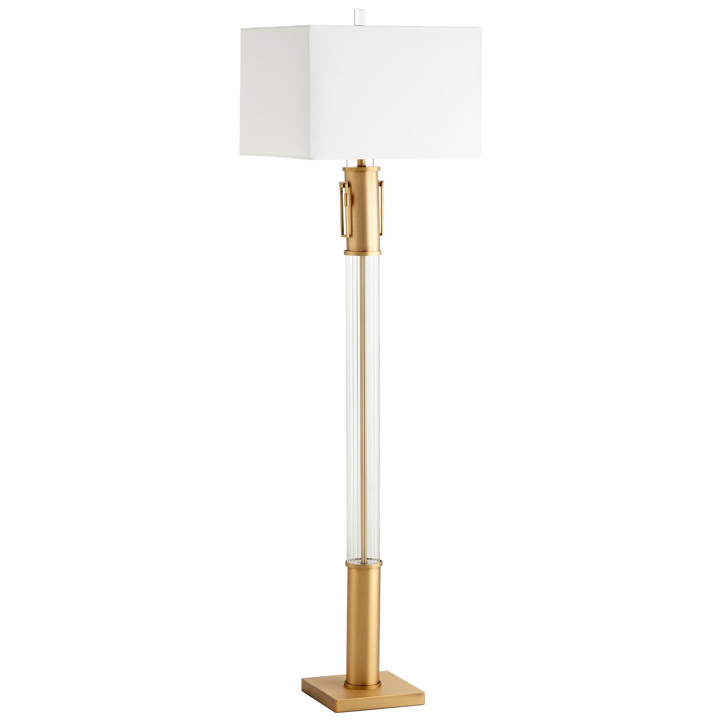 Cyan Design Palazzo Floor Lamp in Aged Brass 10546