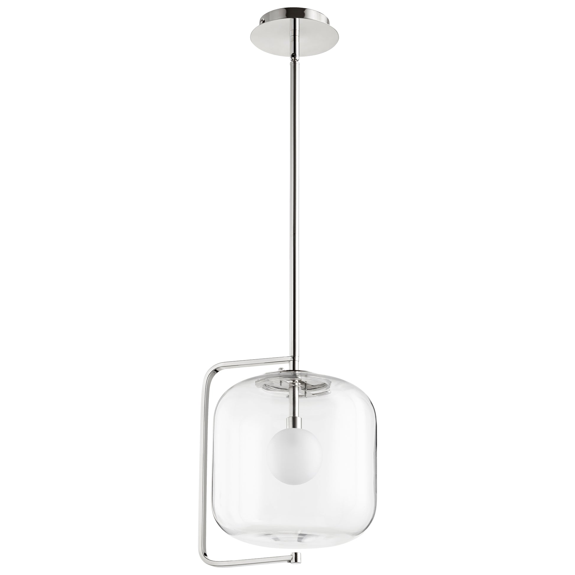 Cyan Design Isotope Pendant in Polished Nickel 10556