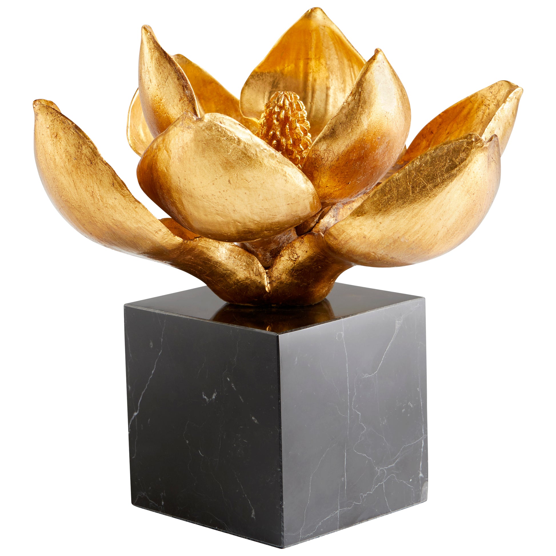 Cyan Design Edelweiss Sculpture in Gold And Black 10560