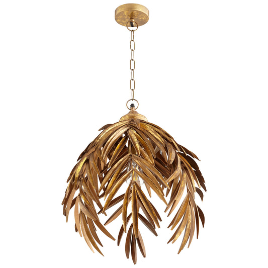 Cyan Design Palma Pendant in Aged Brass 10563