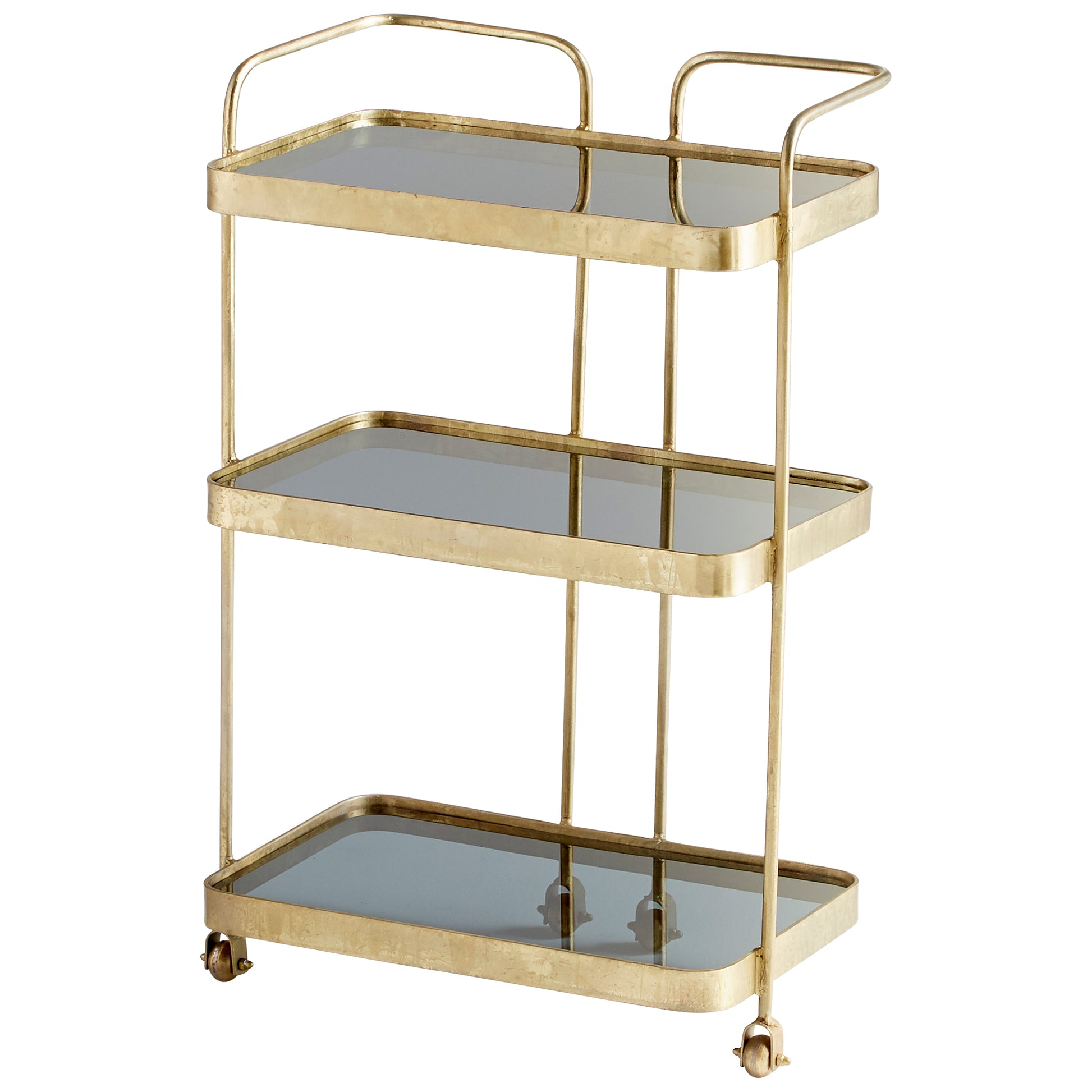 Cyan Design Taverna Bar Cart in Antique Brass 10766