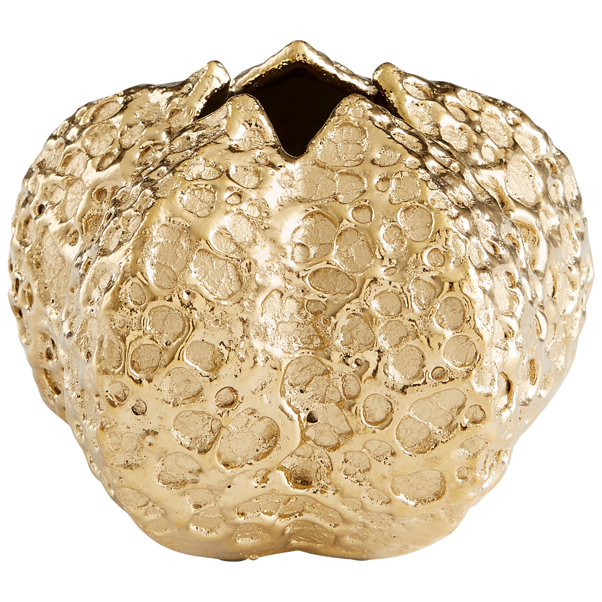 Cyan Design Pores Vase in Gold - Small 10800