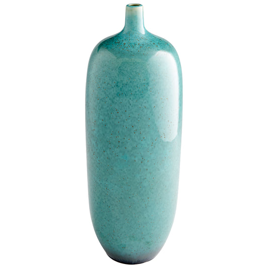 Cyan Design Native Gloss Vase in Turquoise Glaze - Medium 10805