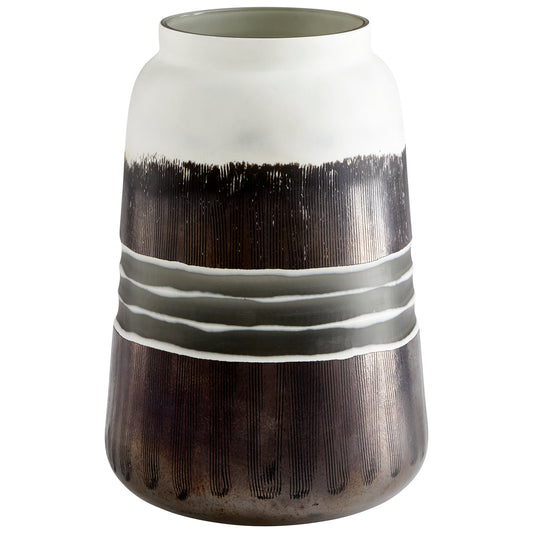 Cyan Design Borneo Vase in Black And White - Medium 10854