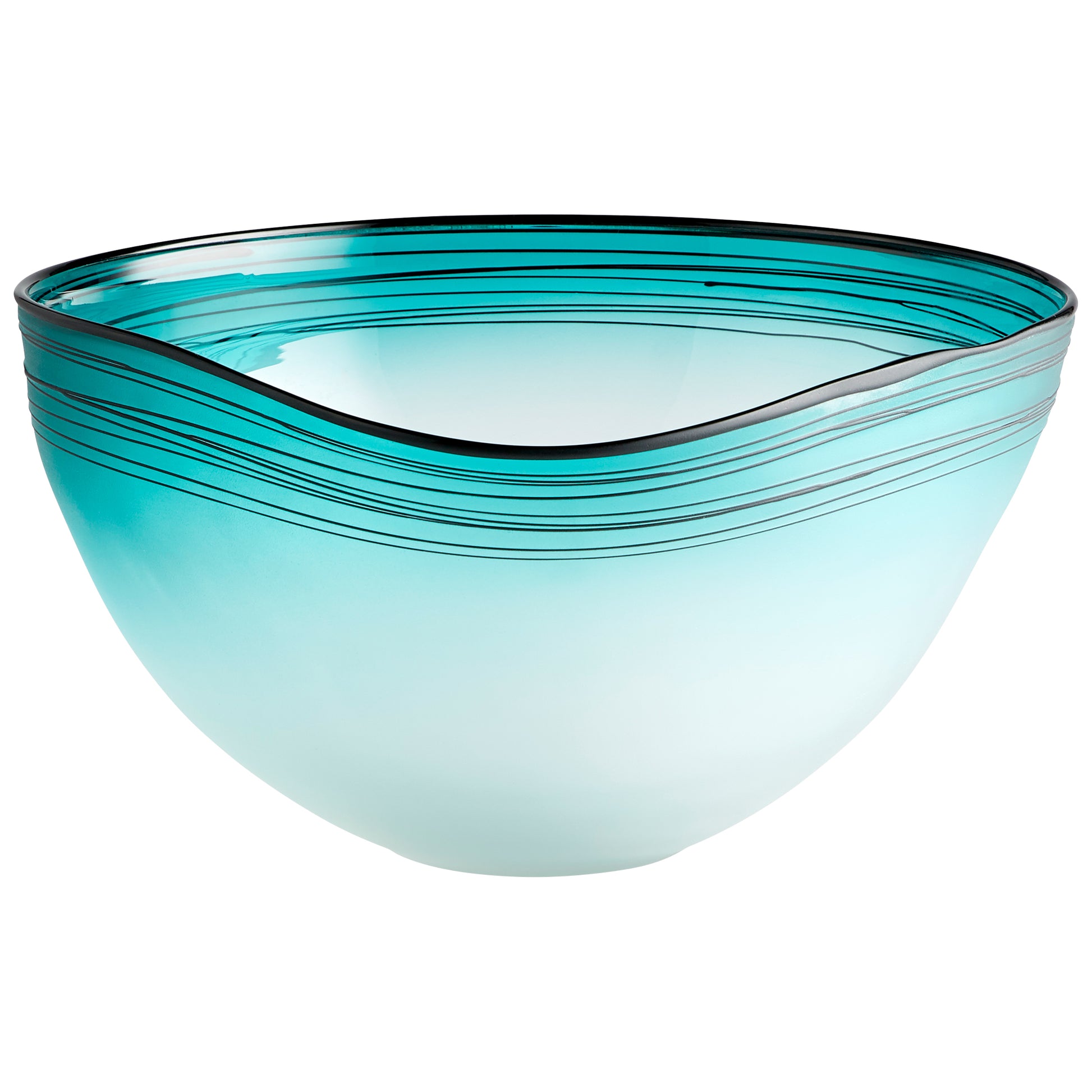 Cyan Design Kapalua Bowl in Blue And White 10894