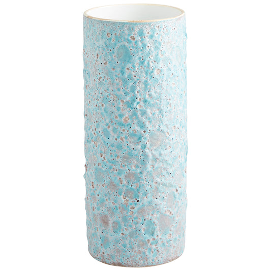 Cyan Design Sumba Vase in Mottled Pale Blue - Medium 10935