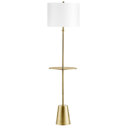 Cyan Design Peplum Floor Lamp in Brass 10950